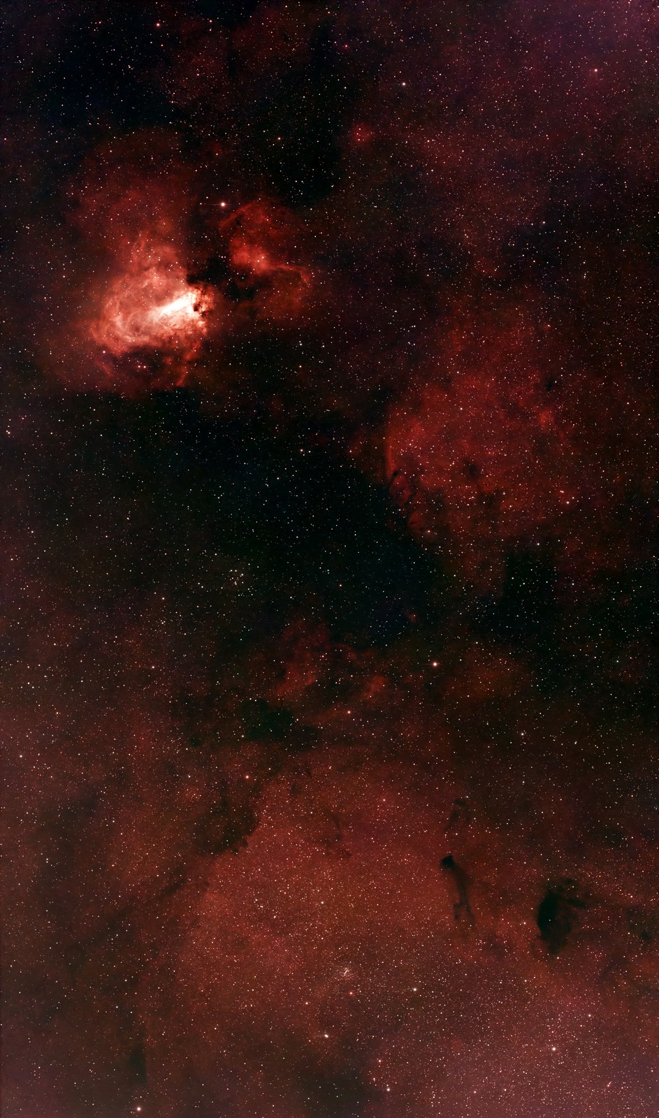Checkmark Nebula (M17)