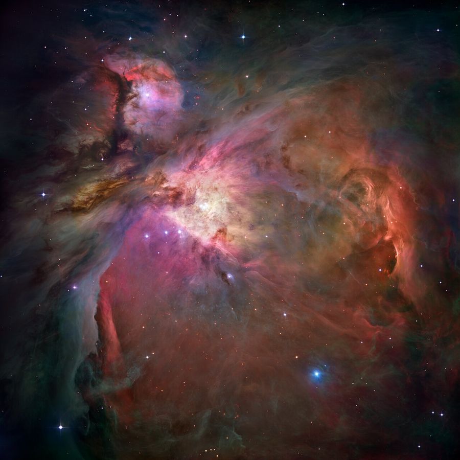 Orion Nebula, a nebula in Orion